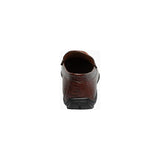 Stacy Adams Embrey Moc Toe Bit Slip-On Dress Shoes Cognac 25703-221