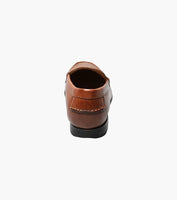 Nunn Bush Drexel Moc Toe Penny Loafer Dress Shoes Cognac 84744-221