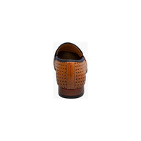 Stacy Adams Winstead Moc Toe Saddle Slip On Summer Shoes Natural 25704-280