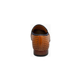 Stacy Adams Winstead Moc Toe Saddle Slip On Summer Shoes Natural 25704-280
