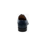 Stacy Adams Plaza Modified Cap Toe Oxford Shoes Leather Blue Multi 25608-460
