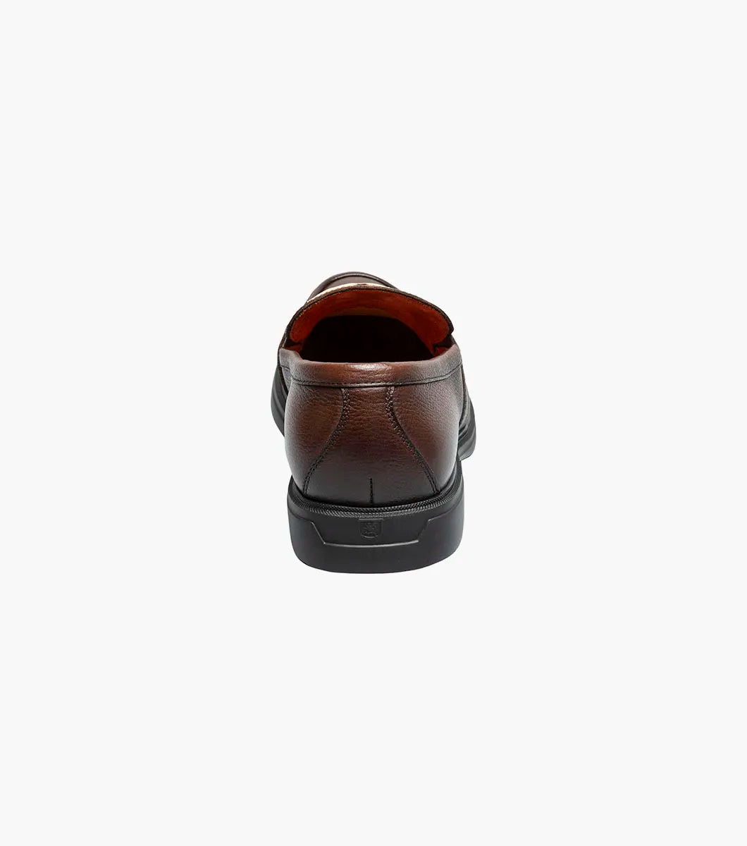 Stacy Adams Todridge Moc Toe Bit Slip On Shoes Brown Tumbled 25729-247