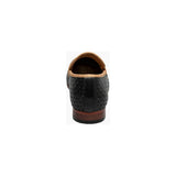 Stacy Adams Winstead Moc Toe Saddle Slip On Summer Shoes Black 25704-001