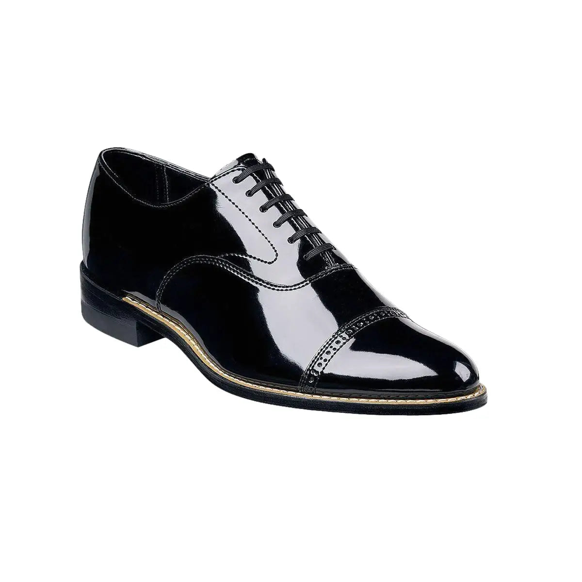 11003,Stacy Adams Patent Shiny Leather Concorde Cap Toe Oxford Lace Up - J.Valintin Men's Wear Legend - 18476