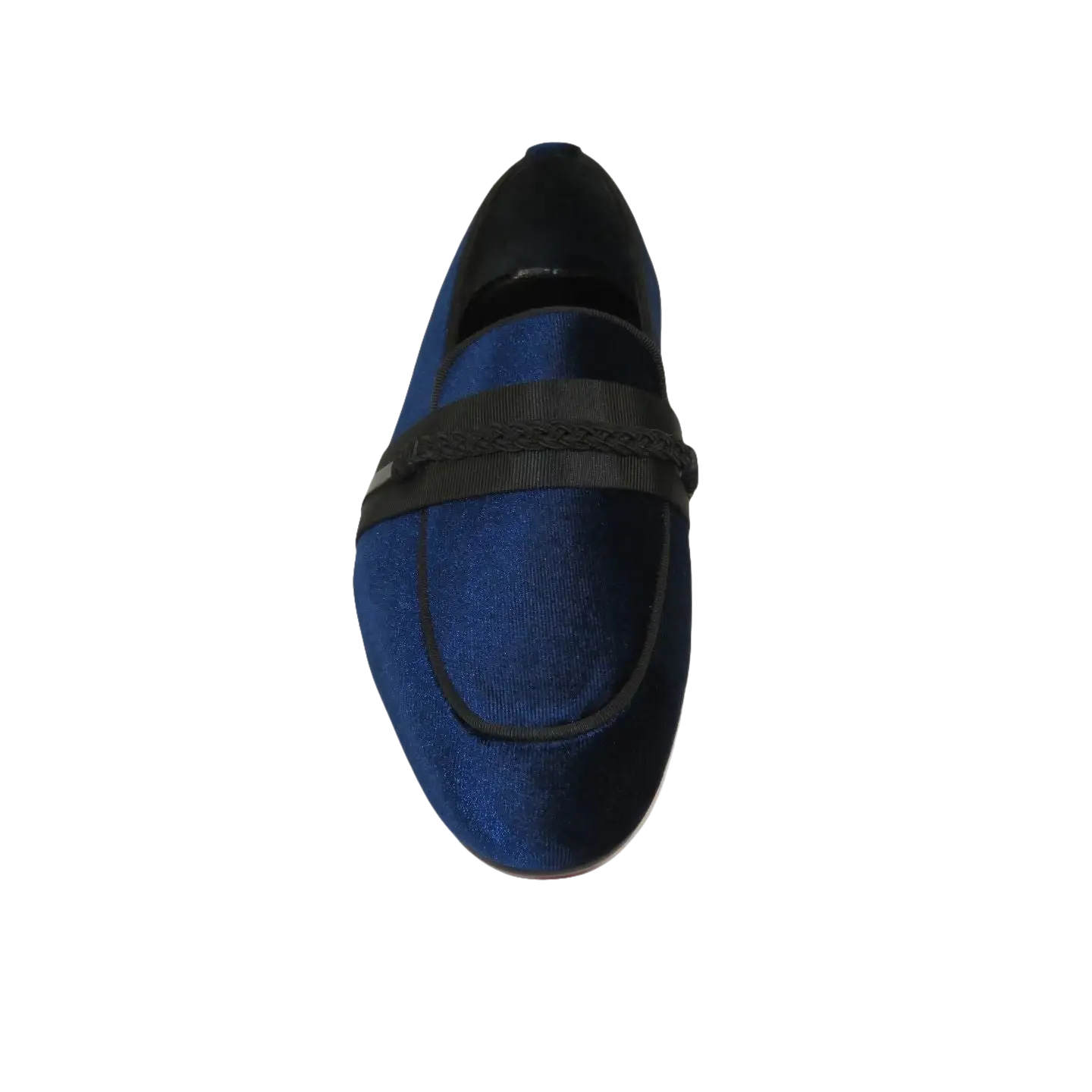 Men's GENIO Velvet Upper Leather Red Sole Shoes Turkey 120192017 Navy Blue