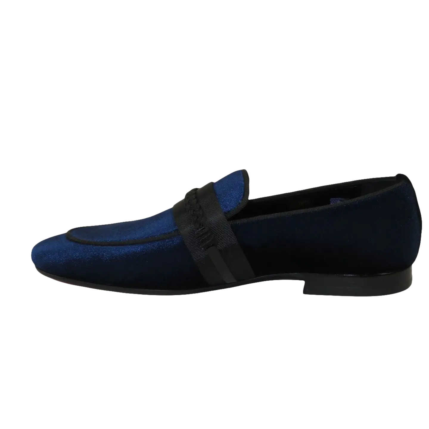Men's GENIO Velvet Upper Leather Red Sole Shoes Turkey 120192017 Navy Blue