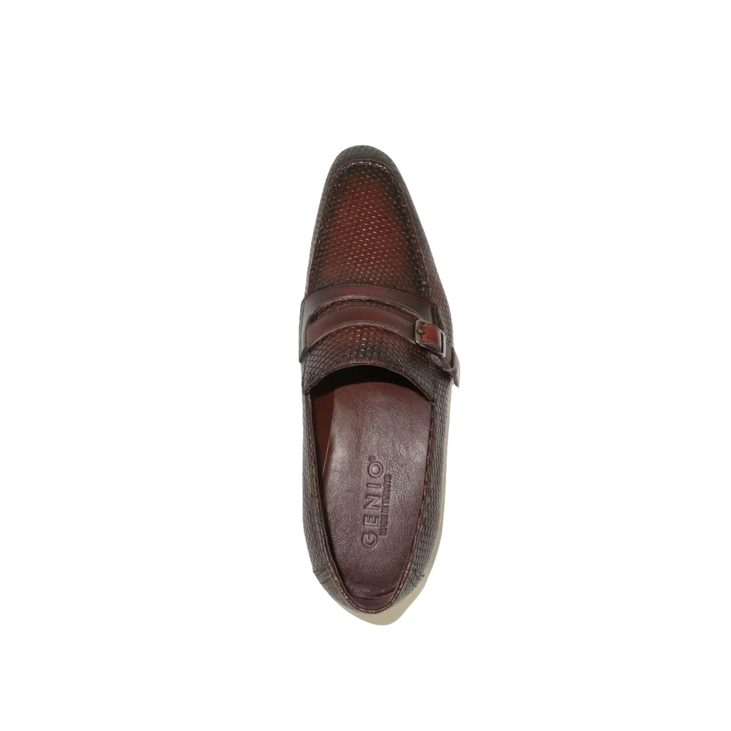 Men's GENIO Genuine Leather Upper And Sole Dress Shoes Turkey 120193506 Brown