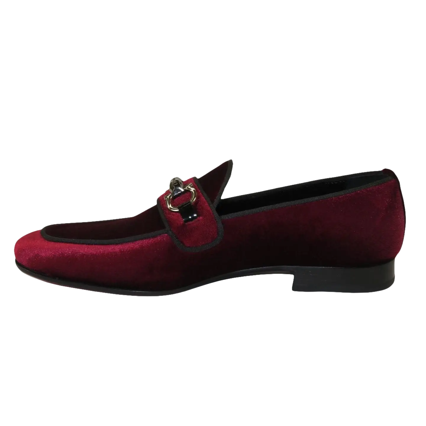 Men's GENIO Velvet Upper Leather Red Sole Shoes Turkey 120194637 Burgundy