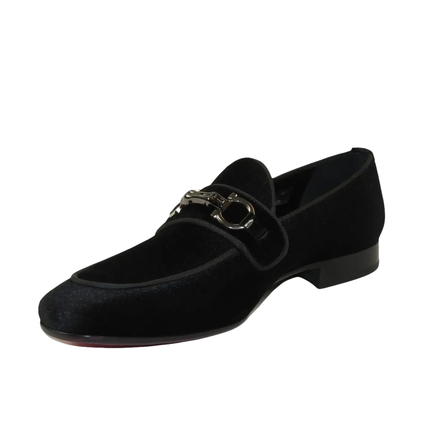 Men's GENIO Velvet Upper Leather Red Sole Shoes Turkey 120194637 Black