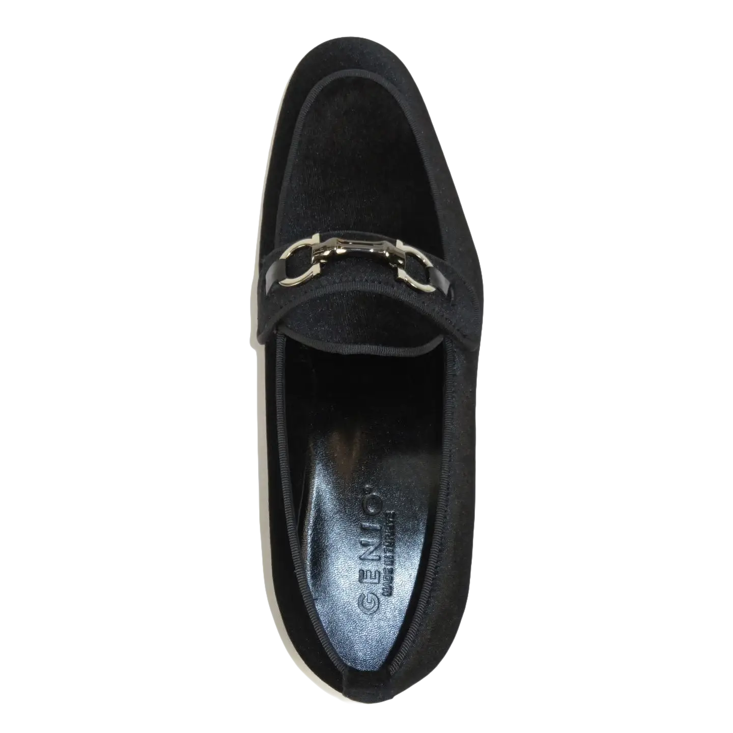 Men's GENIO Velvet Upper Leather Red Sole Shoes Turkey 120194637 Black