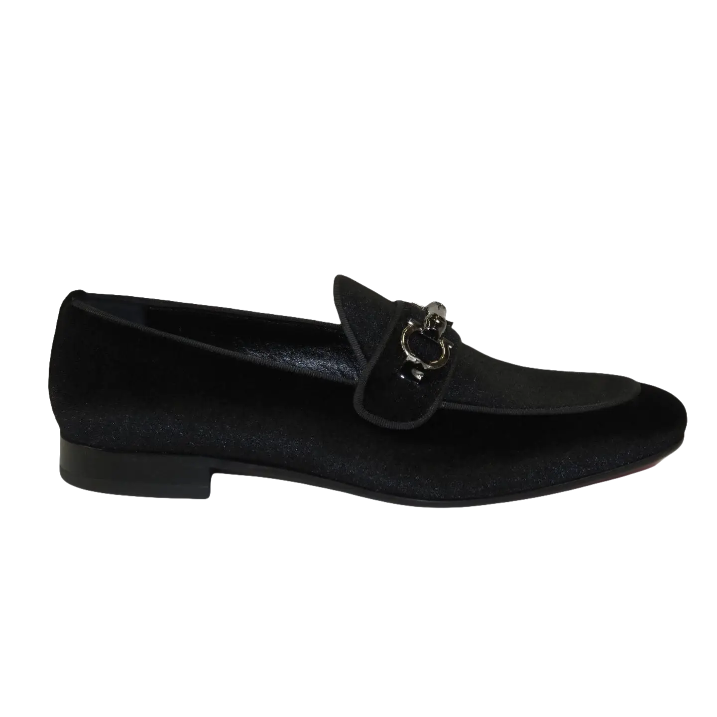Men's GENIO Velvet Upper Leather Red Sole Shoes Turkey 120194637 Black