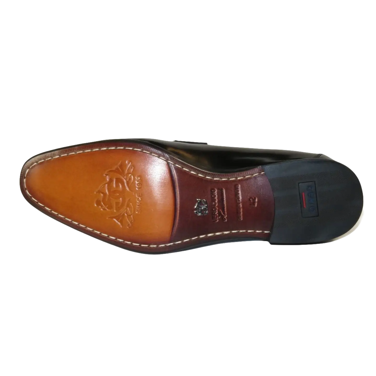 Men's GENIO Genuine Leather Upper And Sole Dress Shoes Turkey 120195546 Black