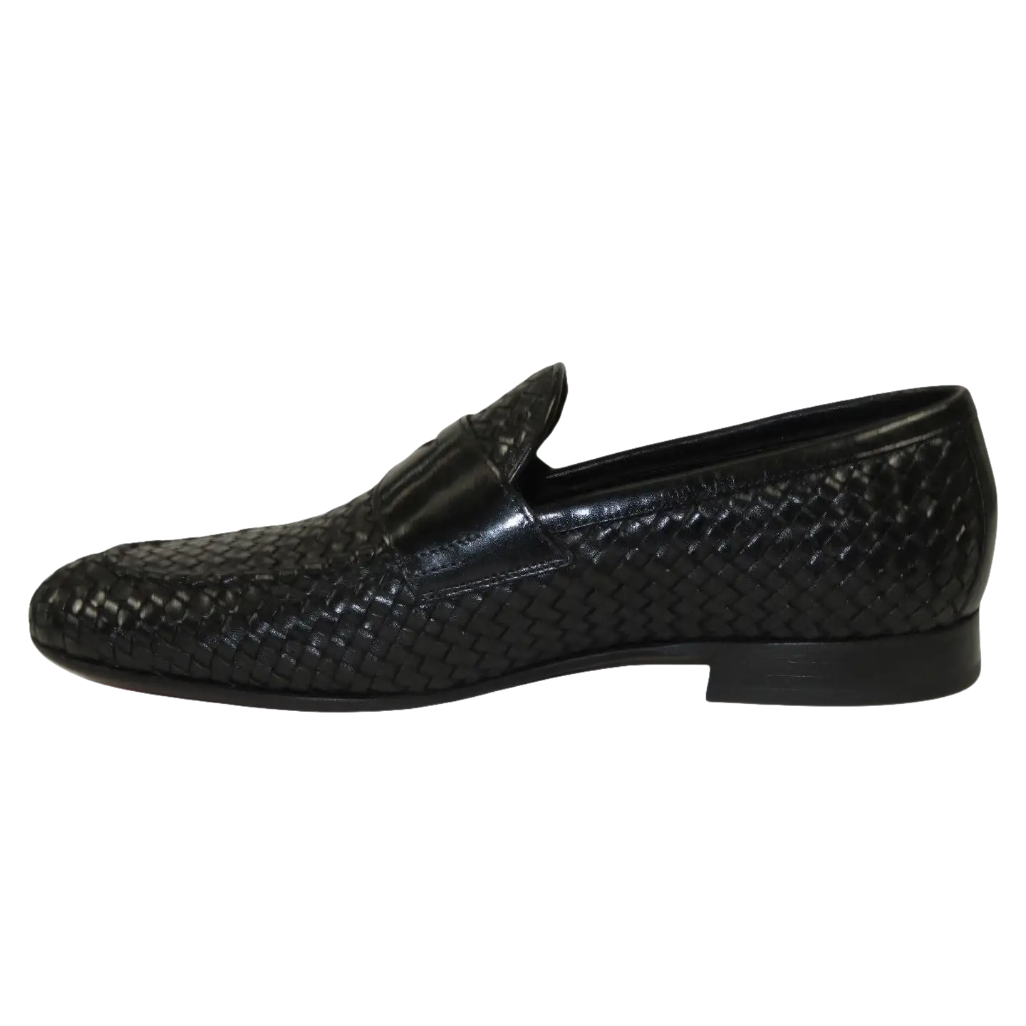 Men's GENIO Genuine Braided Leather Upper And Sole Shoes Turkey 120196067 Black