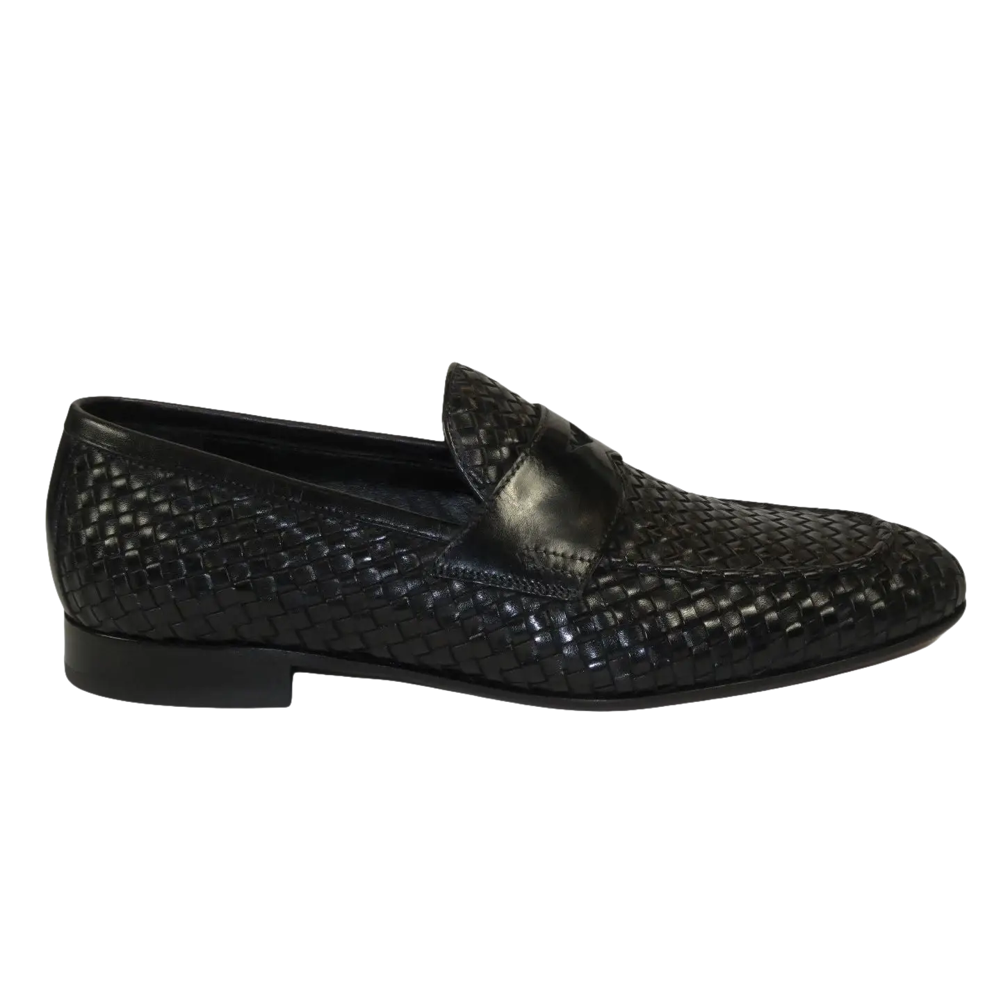 Men's GENIO Genuine Braided Leather Upper And Sole Shoes Turkey 120196067 Black