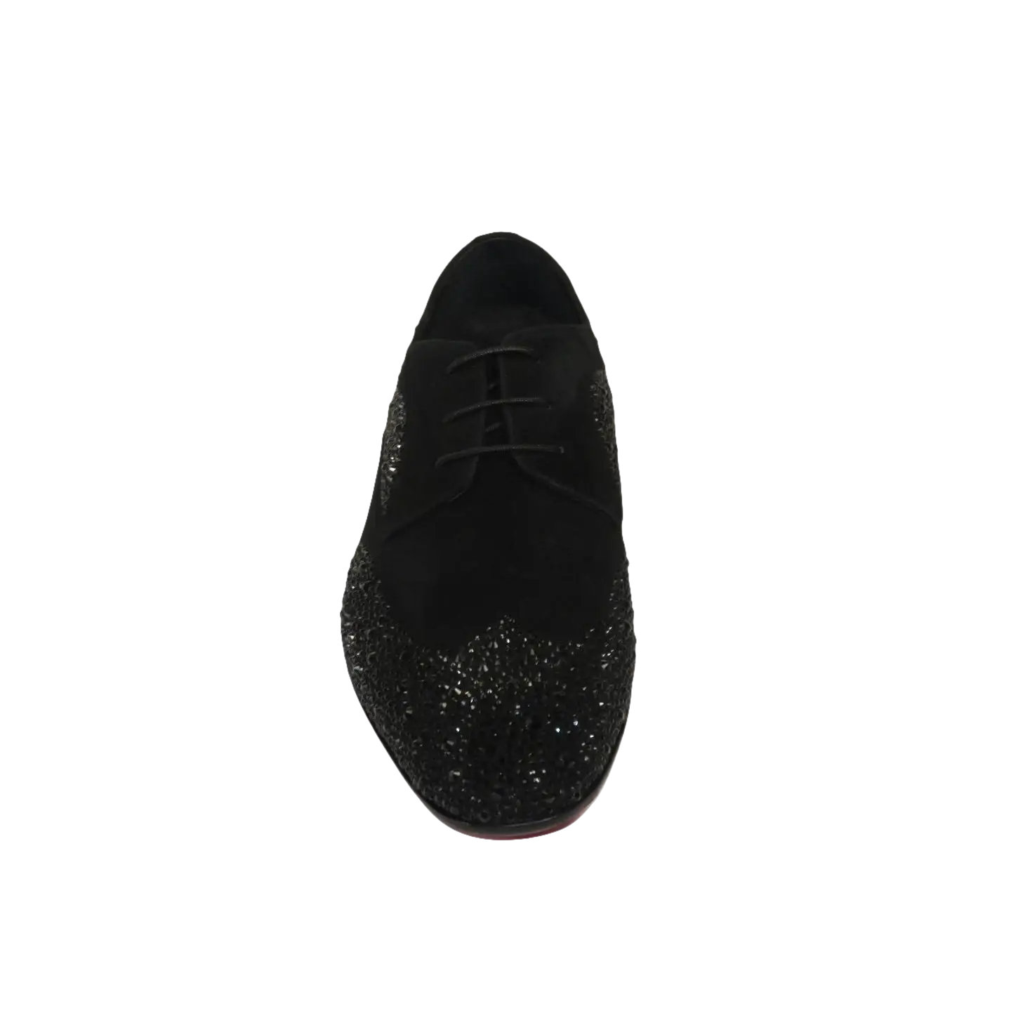 Men's GENIO Suede Red Leather Sole Shoes Turkey 120196481 Black Stones
