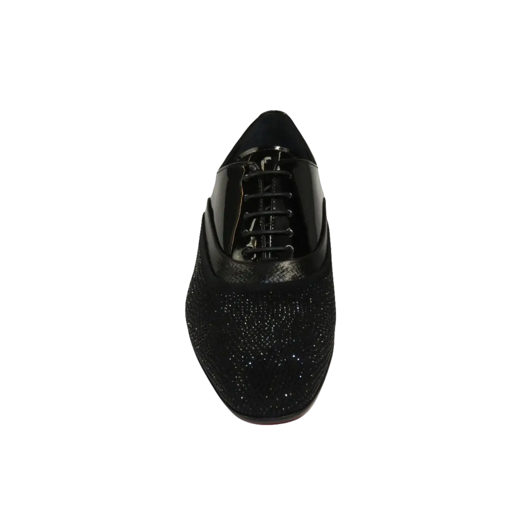 Men's GENIO Suede Red Leather Sole Shoes Turkey 120196517 Black Stones
