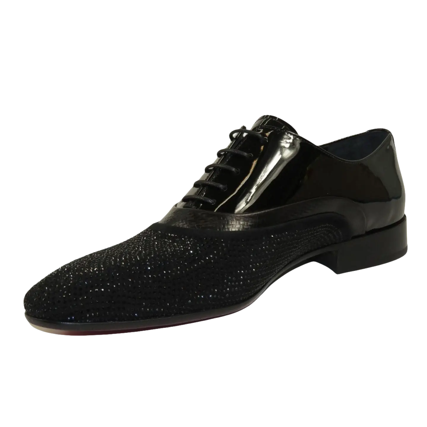 Men's GENIO Suede Red Leather Sole Shoes Turkey 120196517 Black Stones