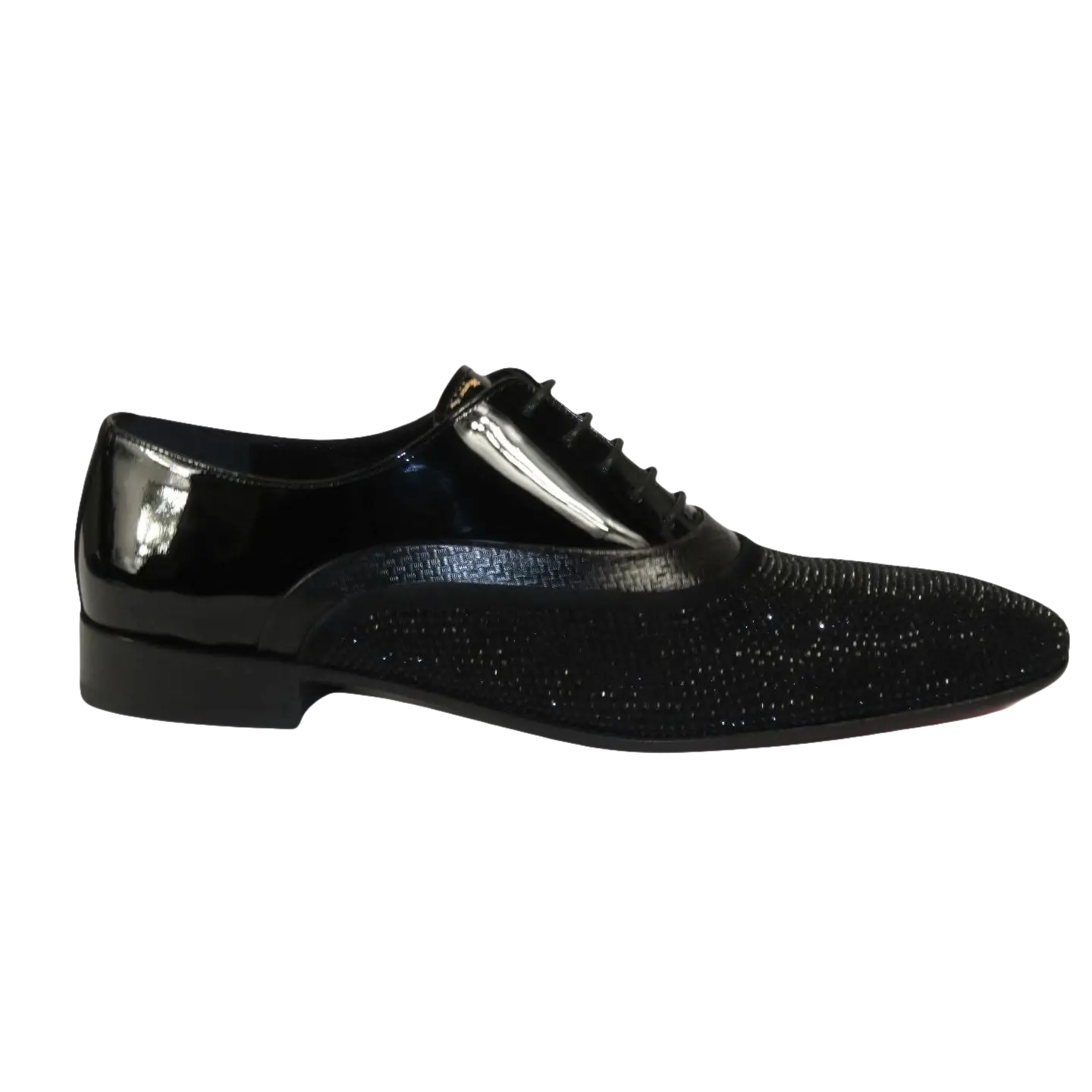 Men's GENIO Suede Red Leather Sole Shoes Turkey 120196517 Black Stones