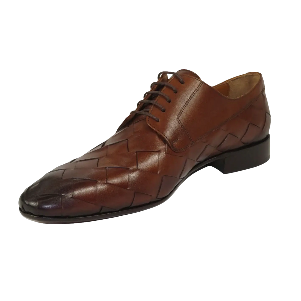 Men's GENIO Genuine Braided Leather Upper And Sole Shoes Turkey 120197862 Cognac