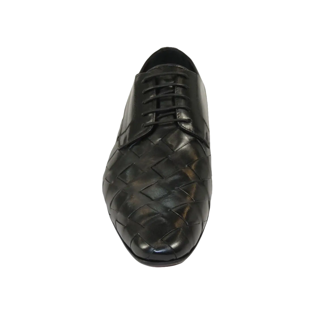 Men's GENIO Genuine Braided Leather Upper And Sole Shoes Turkey 120197862 Black
