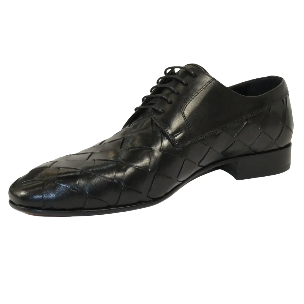 Men's GENIO Genuine Braided Leather Upper And Sole Shoes Turkey 120197862 Black
