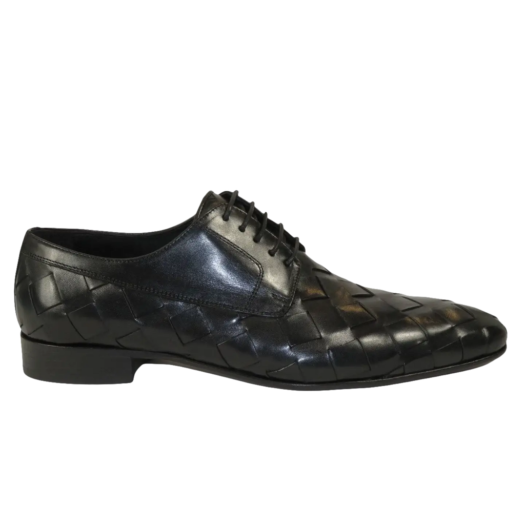 Men's GENIO Genuine Braided Leather Upper And Sole Shoes Turkey 120197862 Black