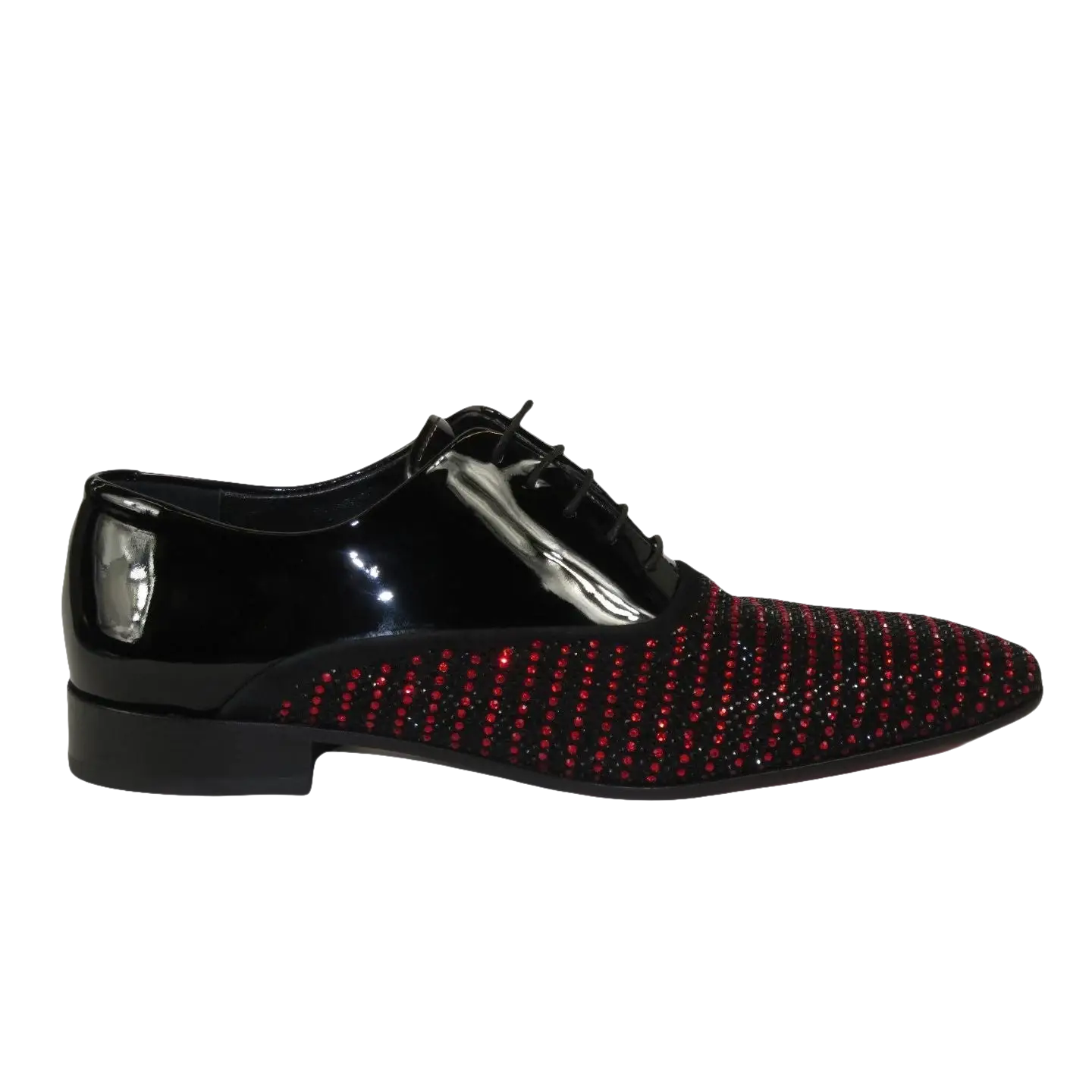 Men's GENIO Patent Leather, Red Sole Shoes Turkey 120198641 Black Red Stones