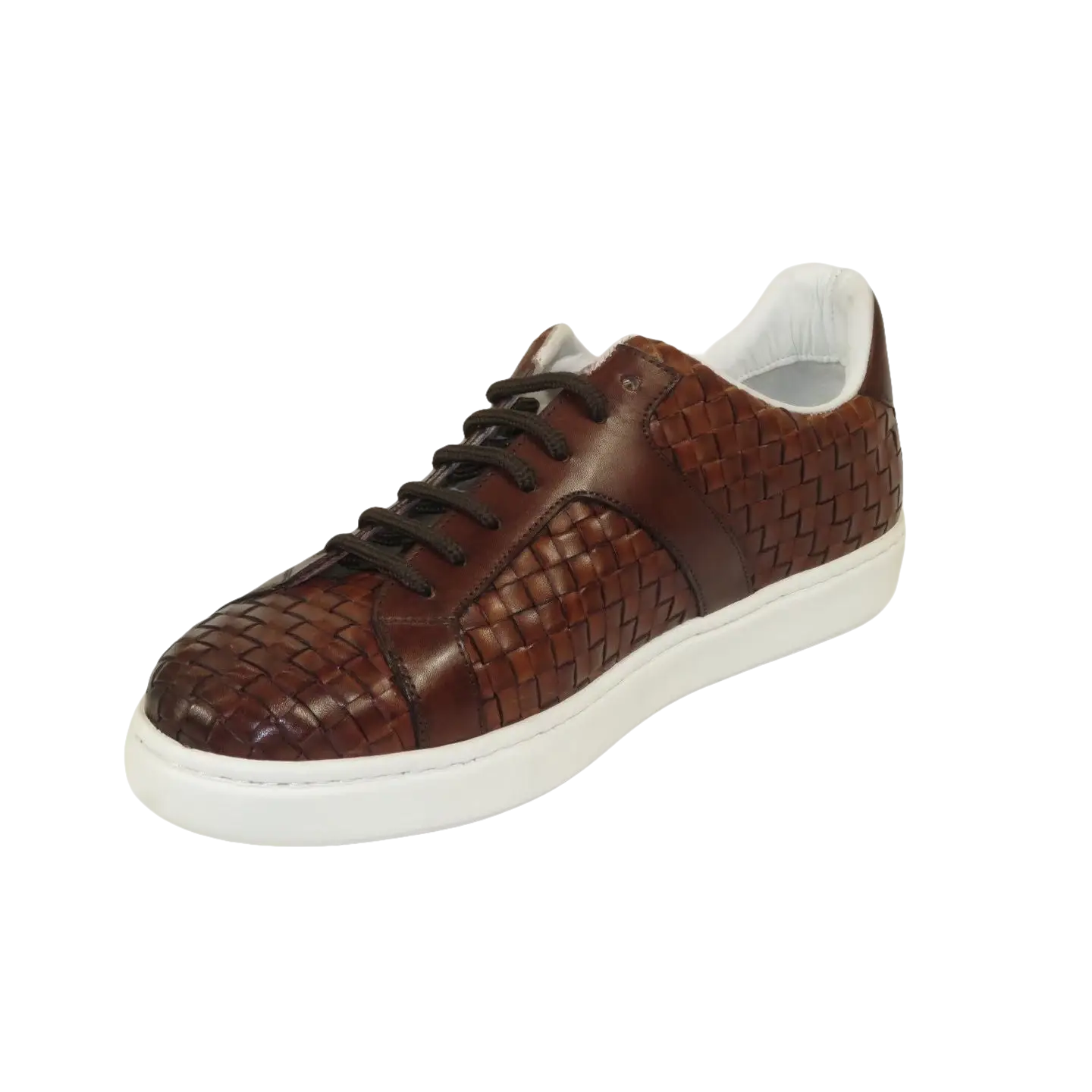 Men's Shoes GENIO Turkey Casual Dress Genuine Leather Braided 120198803 Cognac