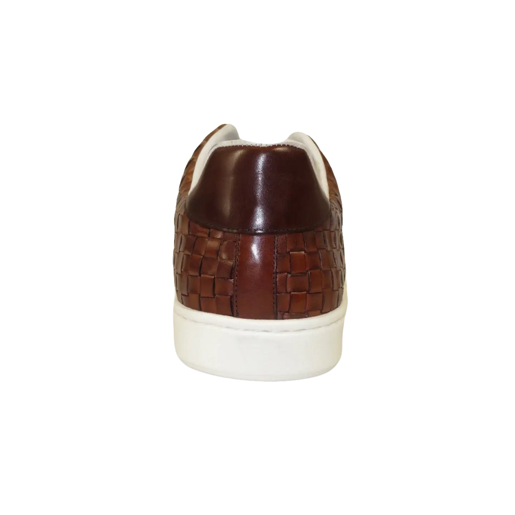 Men's Shoes GENIO Turkey Casual Dress Genuine Leather Braided 120198803 Cognac