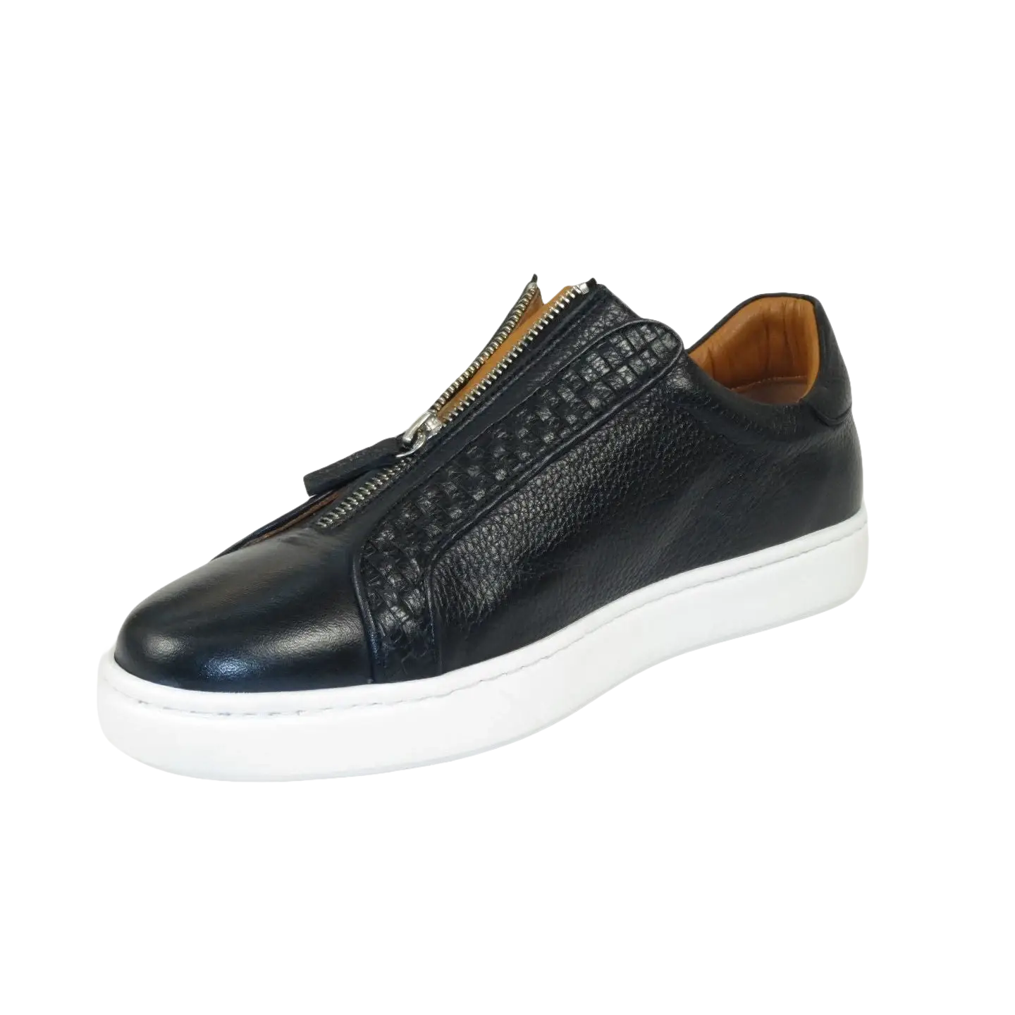 Men's Shoes GENIO Turkey Casual Dress Leather Braided 120198805 Dark Blue