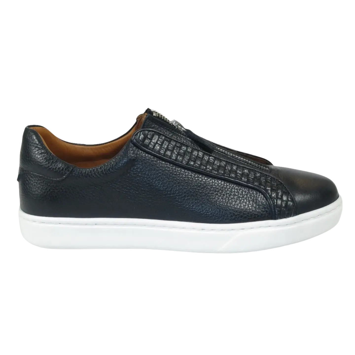 Men's Shoes GENIO Turkey Casual Dress Leather Braided 120198805 Dark Blue