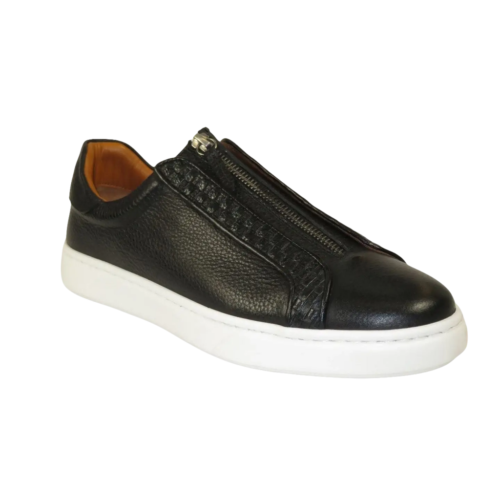 Men's Shoes GENIO Turkey Casual Dress Leather Braided 120198805 Black