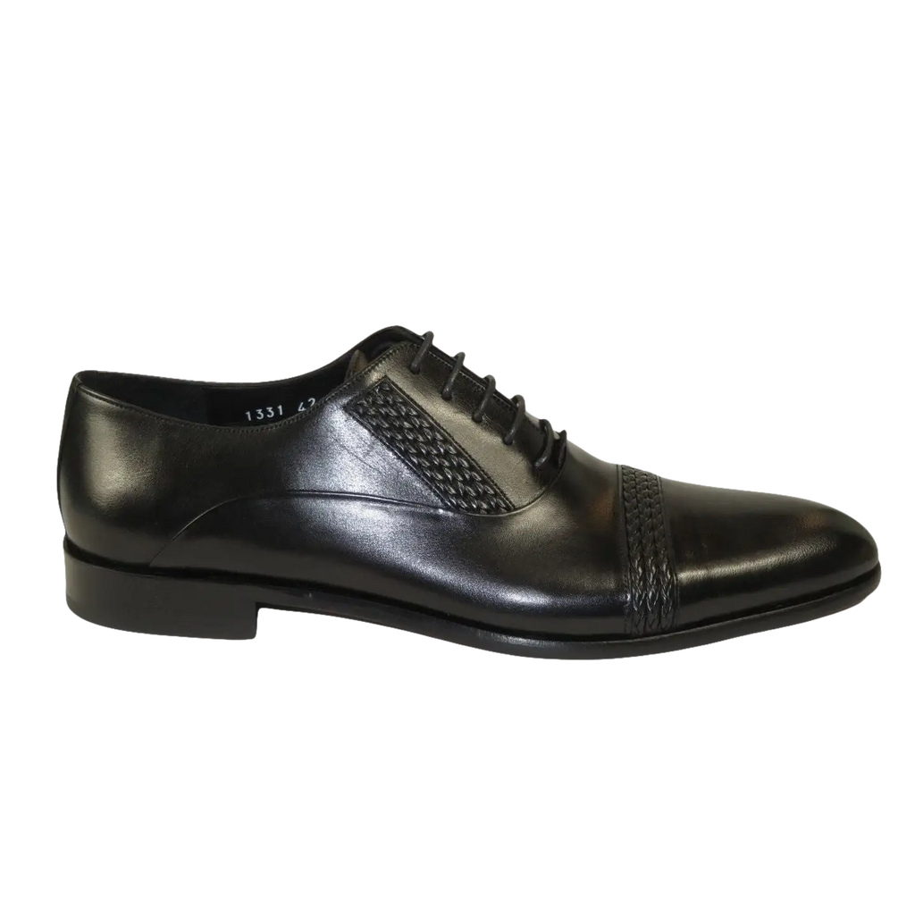 Men's GENIO Genuine Leather Upper And Sole Dress Shoes Turkey 120371331 Black