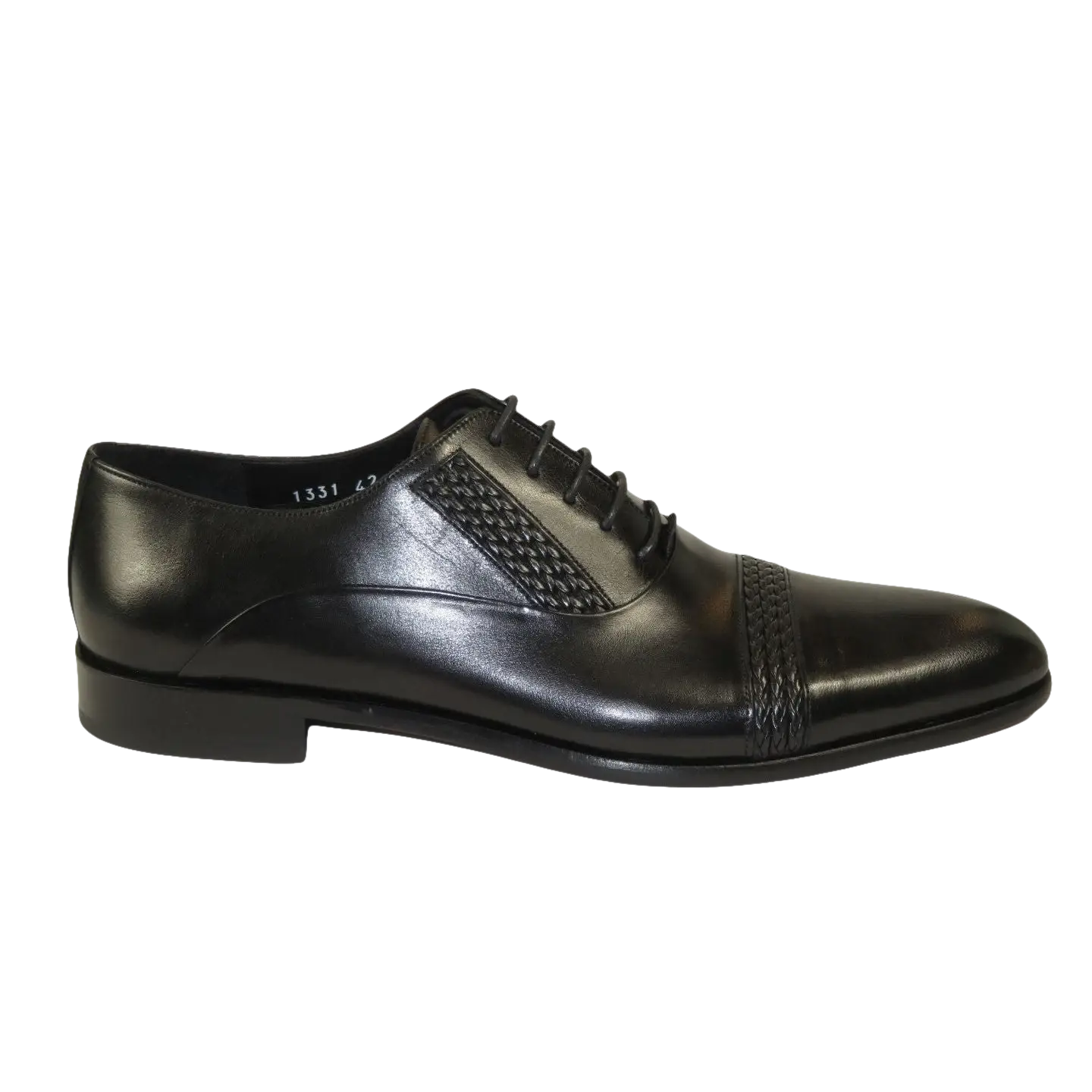 Men's GENIO Genuine Leather Upper And Sole Dress Shoes Turkey 120371331 Black