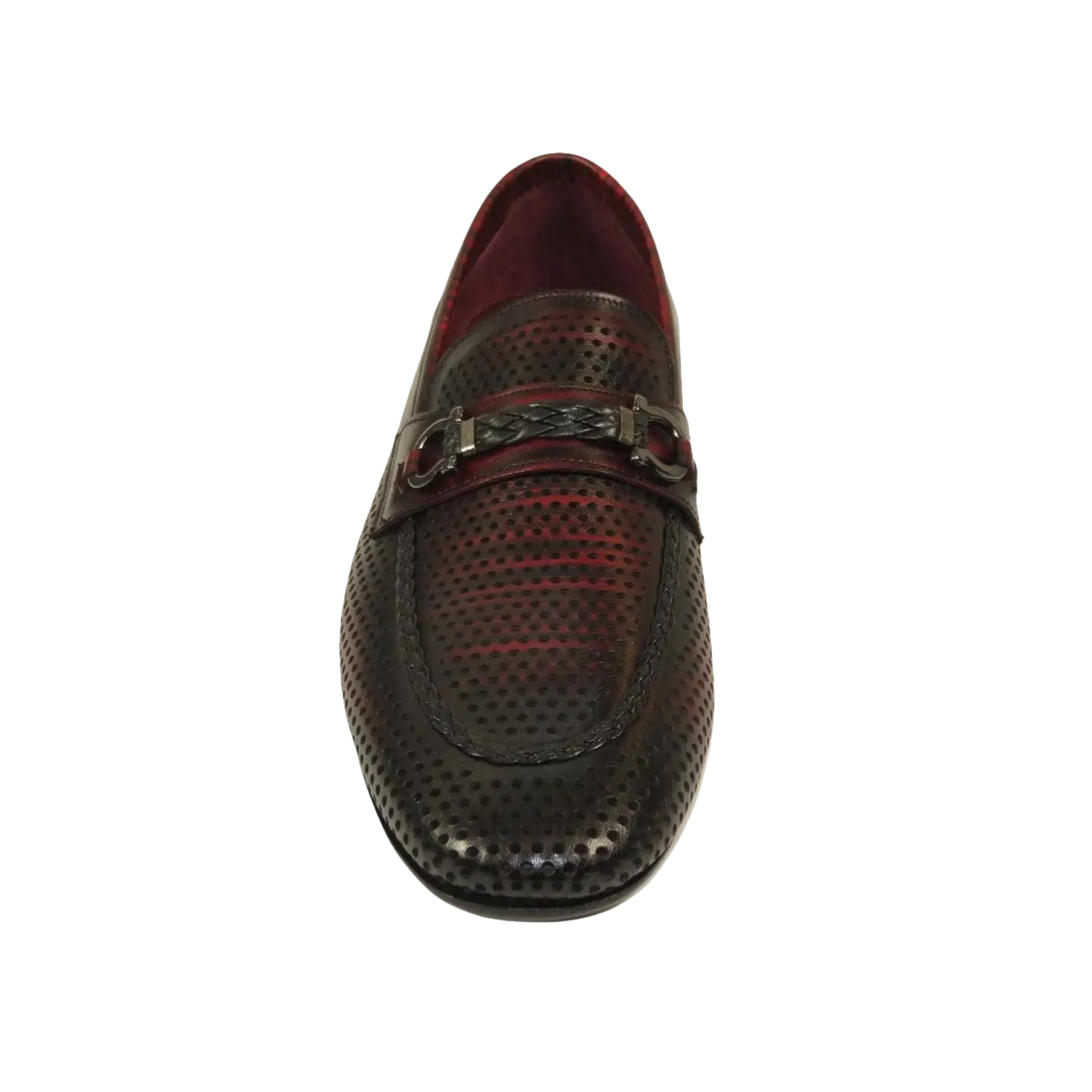 Men's GENIO Genuine Leather Upper And Sole Dress Shoes Turkey 120371356 Burgundy