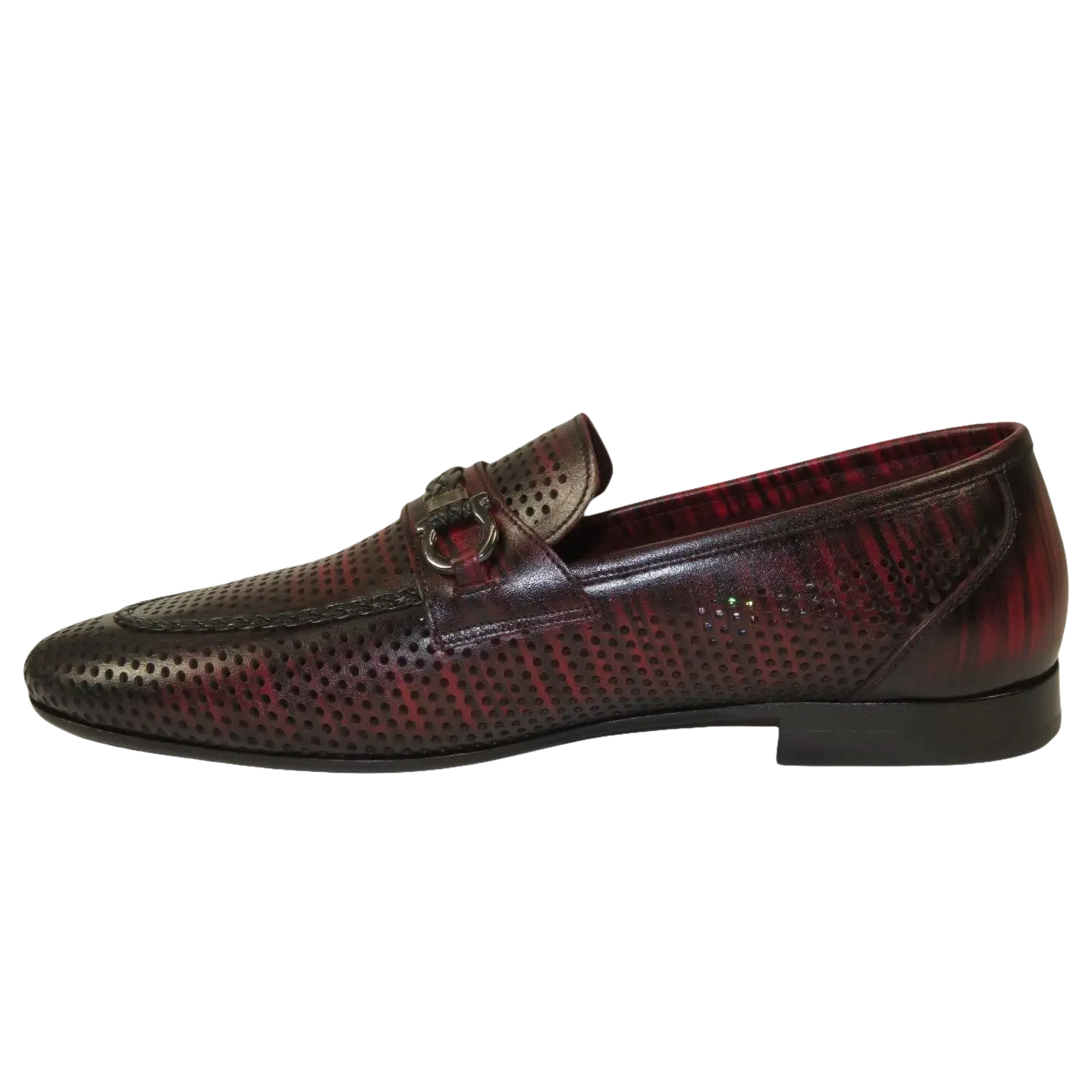 Men's GENIO Genuine Leather Upper And Sole Dress Shoes Turkey 120371356 Burgundy