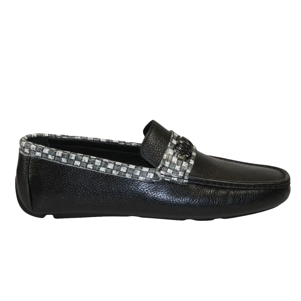 Men's Driving Shoes GENIO Turkey Casual Dress Genuine Leather 120580346 Black