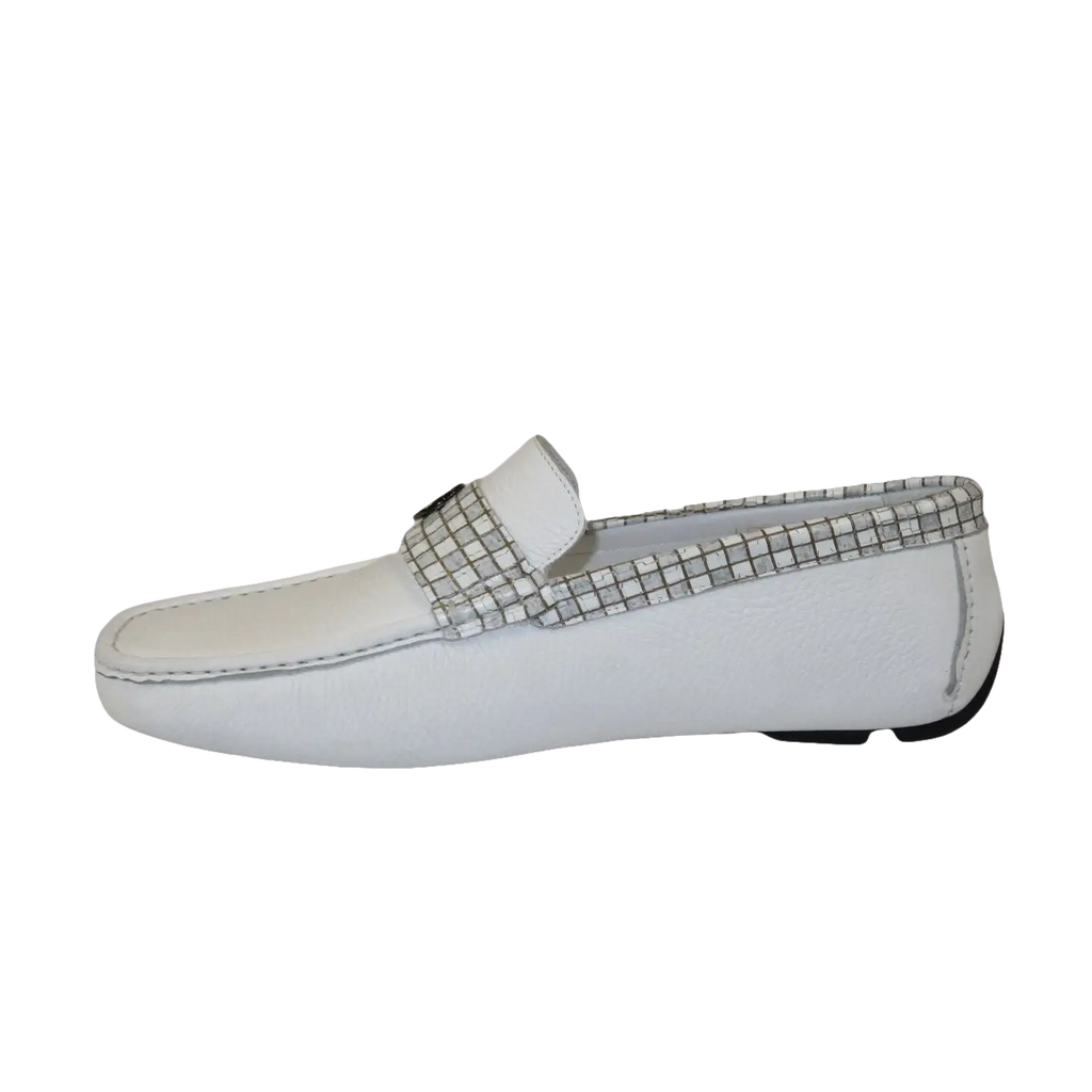 Men's Driving Shoes GENIO Turkey Casual Dress Genuine Leather 120580346 White