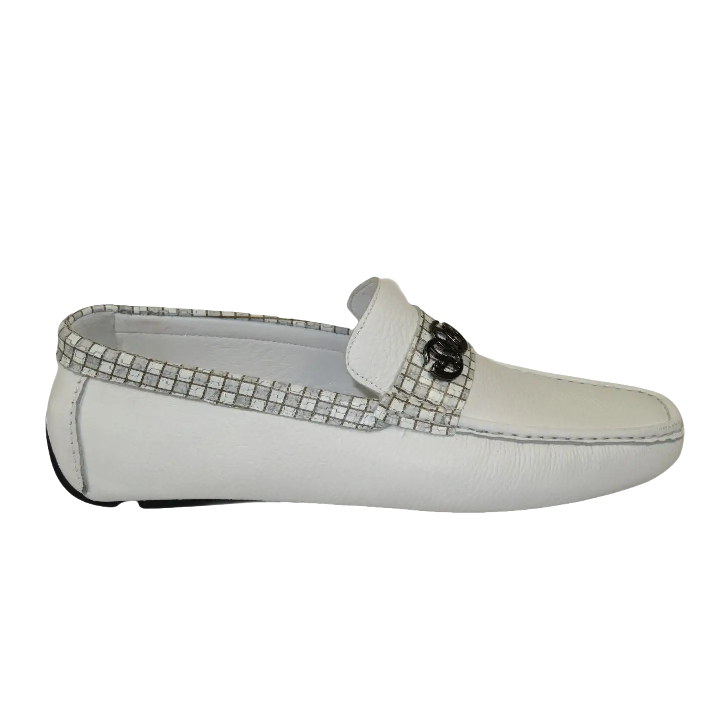 Men's Driving Shoes GENIO Turkey Casual Dress Genuine Leather 120580346 White