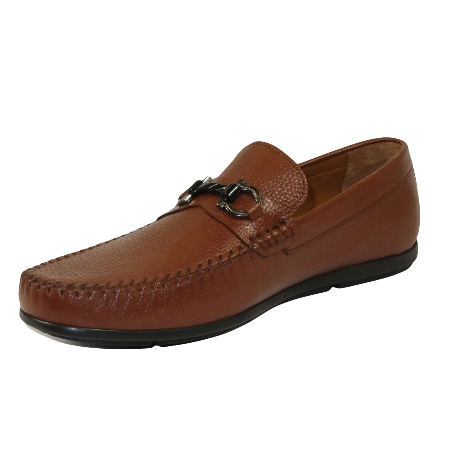 Men's Driving Shoes GENIO Turkey Casual Dress Genuine Leather 120741706 Cognac