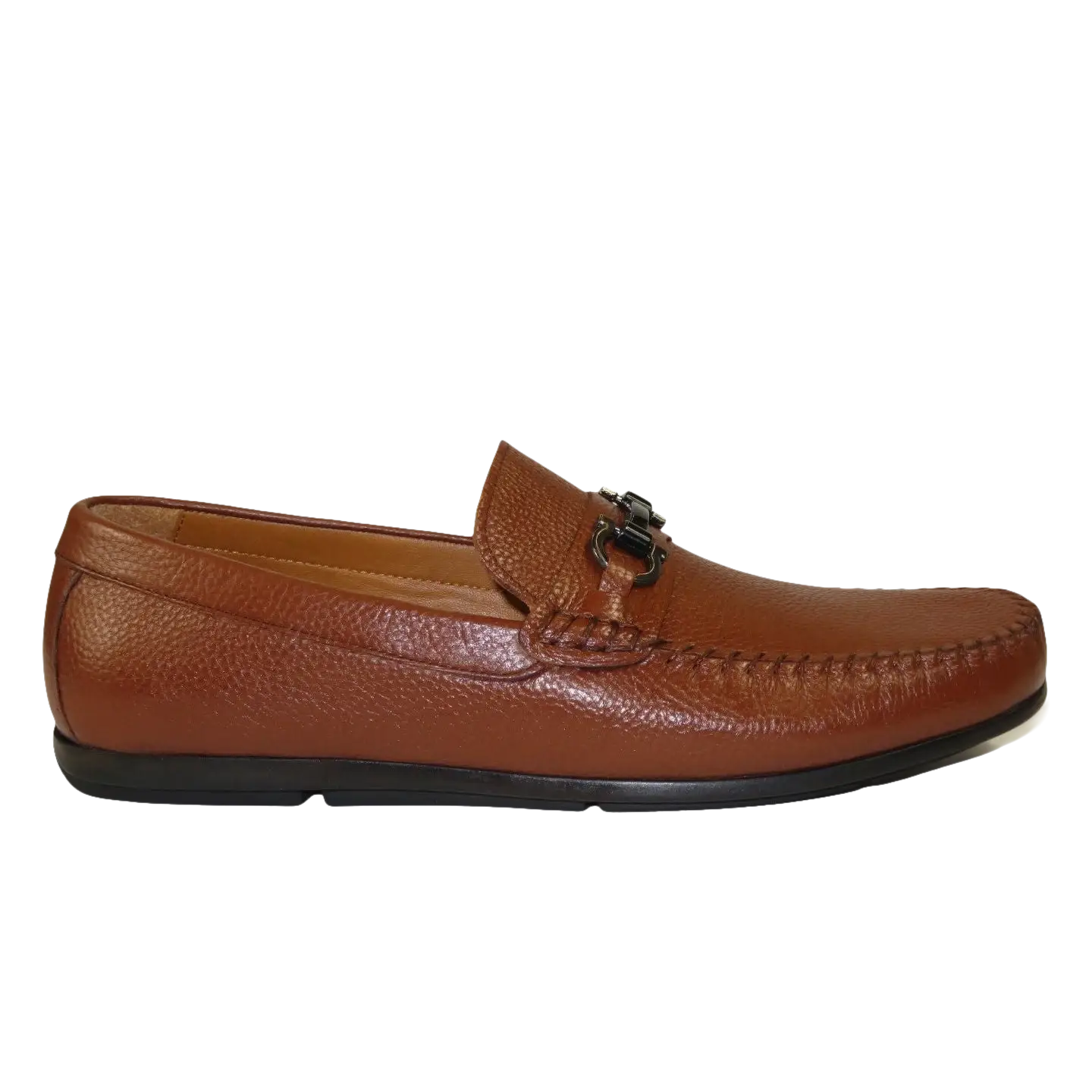 Men's Driving Shoes GENIO Turkey Casual Dress Genuine Leather 120741706 Cognac