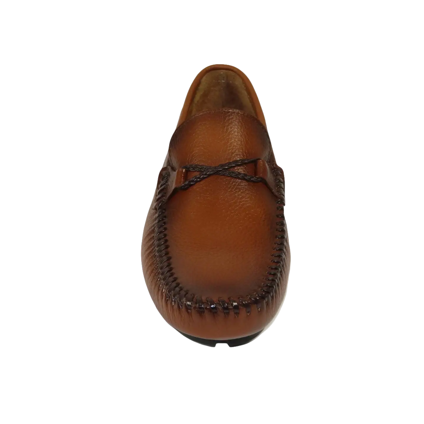 Men's Driving Shoes GENIO Turkey Casual Dress Genuine Leather 120747871 Cognac