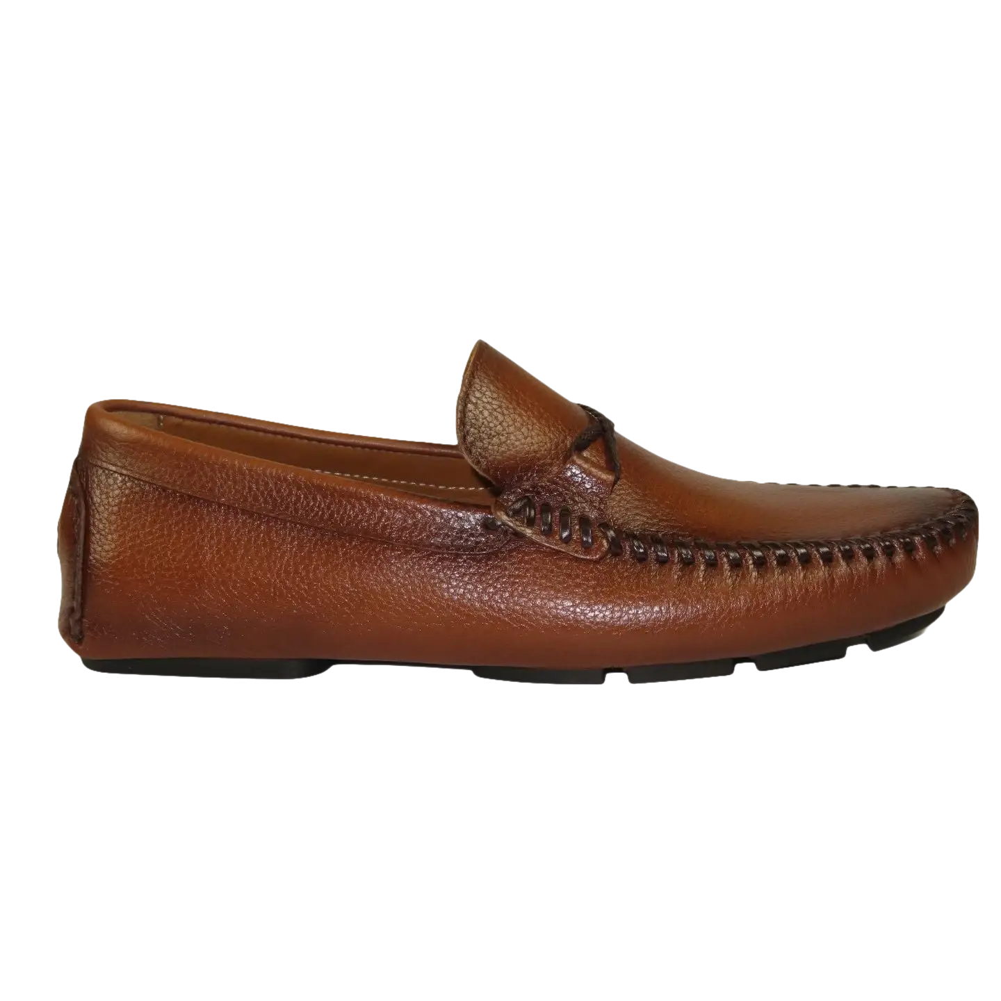 Men's Driving Shoes GENIO Turkey Casual Dress Genuine Leather 120747871 Cognac