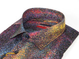 Men's AVM Crystal Digital Sparks Shirt Cotton Turkey Slim Fit 13985-01 Multi
