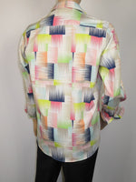 Men's AVM Rhine Stone Digital Print Shirt Cotton Turkey Slim Fit 19590-01 Multi