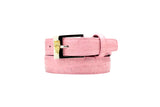Men's Belvedere Genuine Alligator Belt Dressy Style 2008 Pink