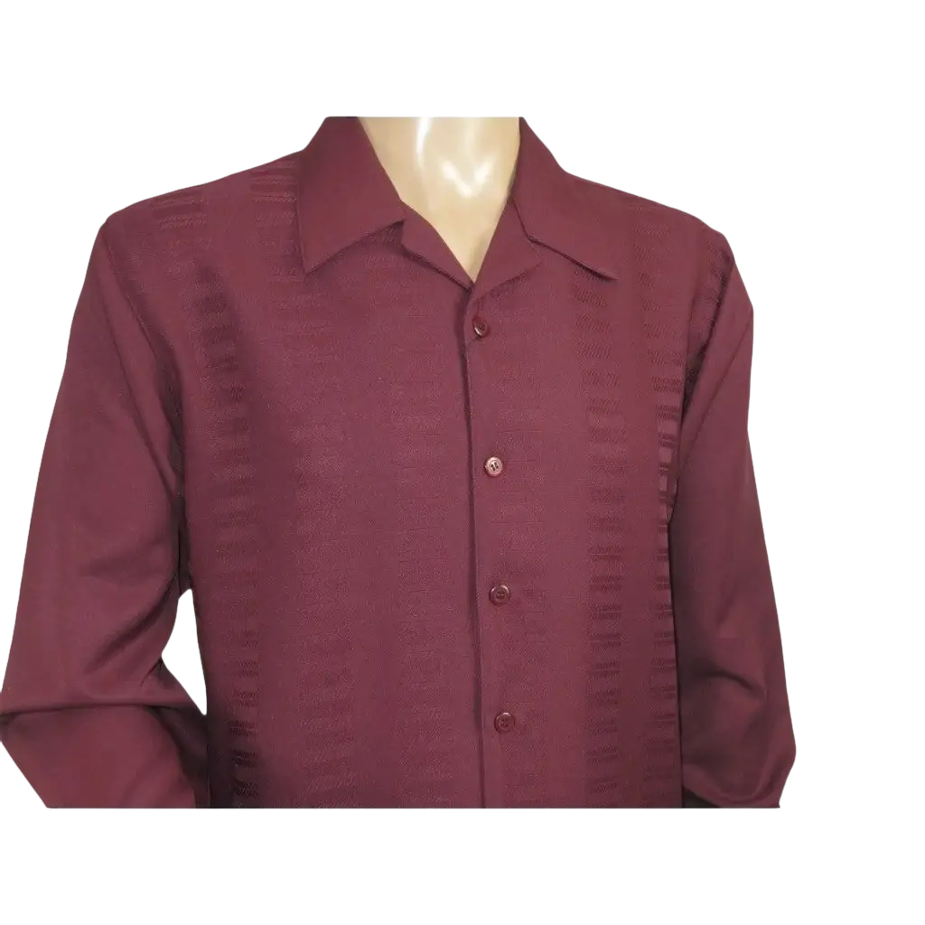 Men's MONTIQUE Two Piece Set Walking Leisure Suit 2391 Wine Tone on Tone