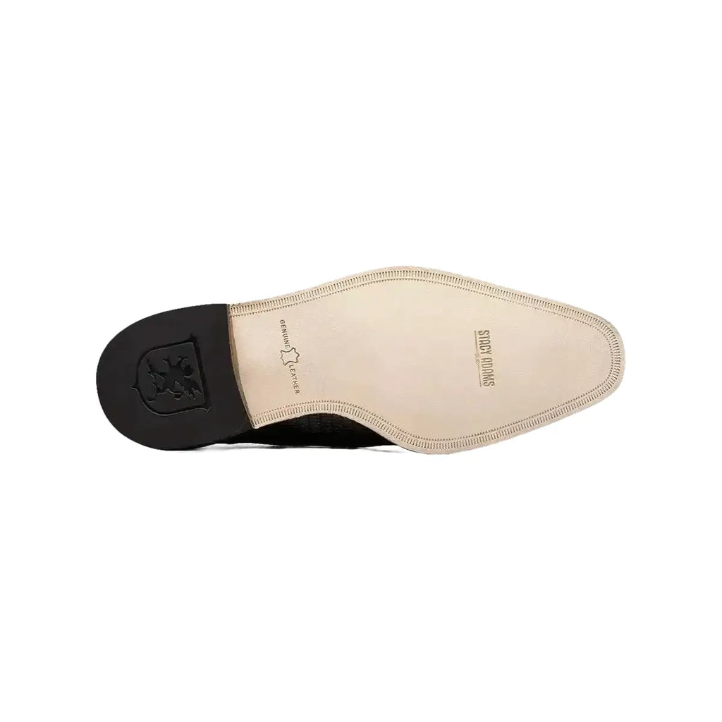 25527 Stacy Adams Leather Shoes Rodano Ostrich Lizard Print All Colors - J.Valintin Men's Wear Legend - 95168