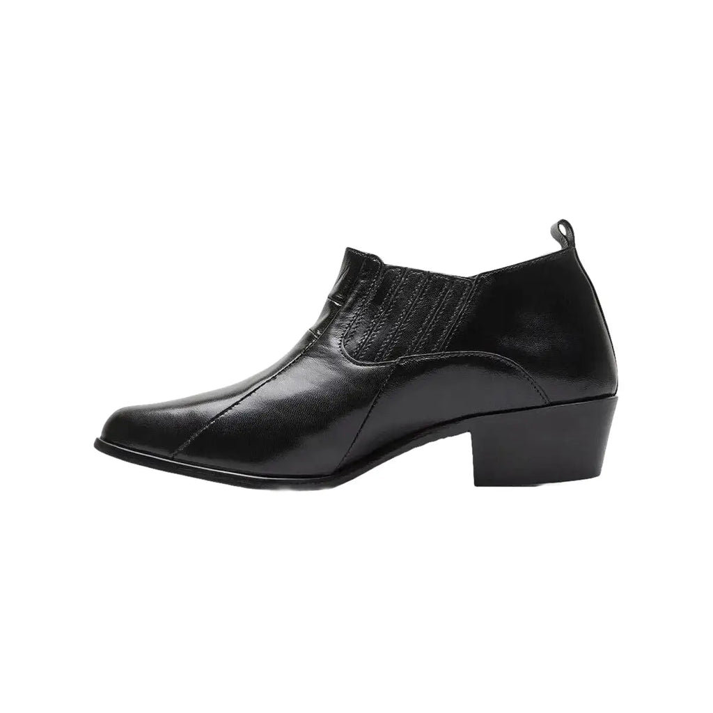25667 - 001 Stacy Adams Sotaro Cuban Heel Boot Soft Leather Dancing Shoes Black - J.Valintin Men's Wear Legend - 25667 - 001 Black - 7M