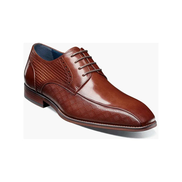 Stacy Adams Simmons Bike Toe Oxford Men's Shoes Cognac 25674-221